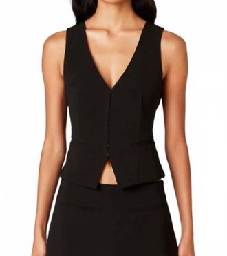 Nia Jordan Vest Top In Black