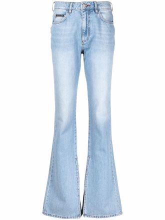 Philipp Plein Flared jeans - Blauw