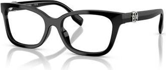 Tory Burch 49mm Square optical glasses in Black at Nordstrom