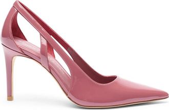 Stuart Weitzman Stuart Power Cutout 85 Pump - Dames - Pumps - Roze - 39 1/2 EU - Leer - Schoenen