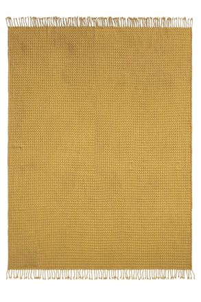 Calma House Toalla de playa doble color mostaza 180x200