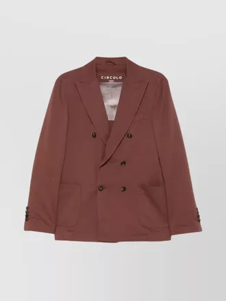 Circolo 1901 cotton double-breasted blazer