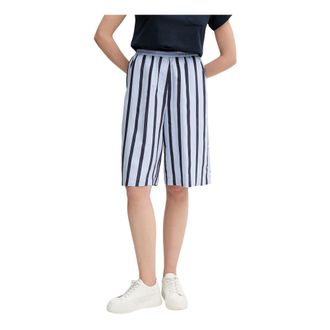 Sandro Ferrone Dames, Korte broeken, Blauw, Maat: S Viscose