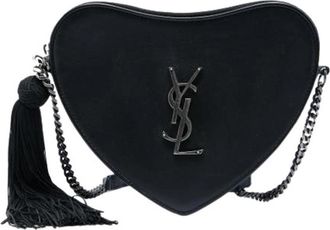 Saint Laurent Pre-owned Crossbody Bag - Dames - Vintage Schoudertas - Zwart - ONE Size - Leer - Vintage