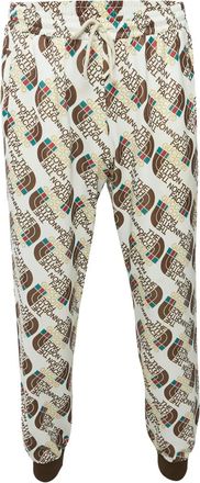 Gucci Jersey broek met logoprint - Wit