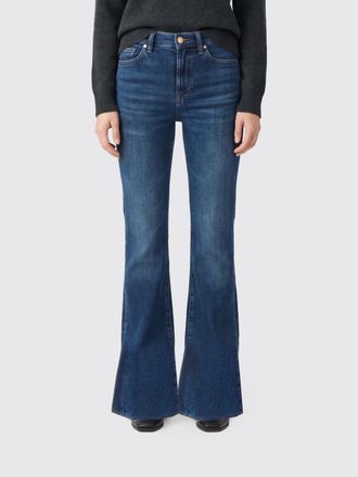 7 For All Mankind Jeans a zampa The Leggy in denim stretch a vita media