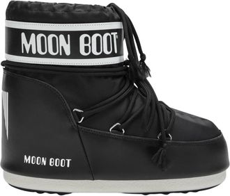 Moon Boot Icon Low Boots - Dames - Winterlaarzen - Zwart - 39 EU - Leer - Schoenen
