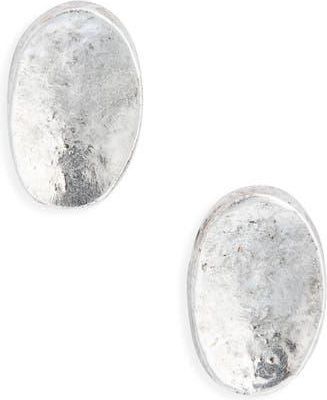 Karine Sultan Oval Stud Earrings in Silver at Nordstrom Rack