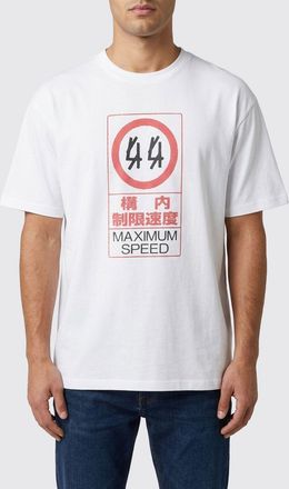 44 Label Group T-shirt in cotone con maxi logo 44 Label Group