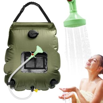 OEM Bolsa De Ducha Solar Para Camping, Ducha De Viaje De 20 Litros Con Cabezal De Ducha, Bolsa De Ducha Plegable Para Exteriores, Bolsa De Ducha Solar Por