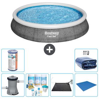 Bestway Piscina Bestway Fast Set Redonda - 396x84 Cm - 8-piezas S21454