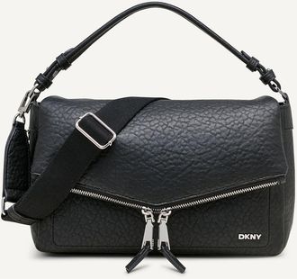 DKNY Taryn Messenger in Black/silver at Nordstrom