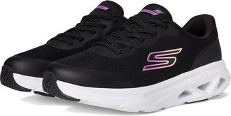 Skechers Glide Step Vortex Avalin Womens Shoes Black/White : 7.5 B - Medium, Textile