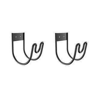 OEM 2 Soportes Met&aacute;licos Para Manguera - Soporte De Pared Para Mangueras - Soporte Para Extensiones De Manguera De Jard&iacute;n Y Manguera De Aspiradora