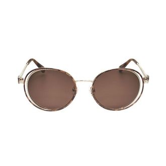 Christian Lacroix Ladies Brown Round Sunglasses CLS3070-139-1