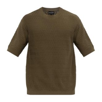 Emporio Armani Heren, Truien, Groen, Maat: 2XL Katoen