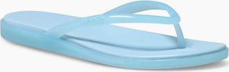 Crocs Womens Crocs Miami Round Toe EVA Womens Sky Blue Flip Flops - Size: UK 8 / eu 41/42 / us w10