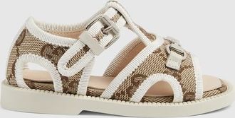 Gucci Baby - Horsebit Sandal, Beige, Fabric