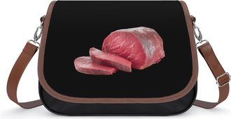 Generic Sliced of Beef Fashion Womens Crossbody Bags Novelty Handbag Shoulder Bag Purse