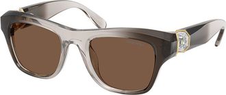 Swarovski SK6056U 112373 Womens Sunglasses Brown Size 50