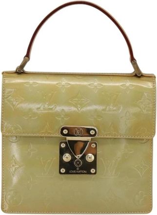 Louis Vuitton Pre-owned Handbags, female, Gray, Size: ONE SIZE Pre-owned Vintage Monogram Vernis Handbag