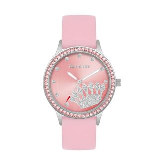 Juicy Couture Watches, female, Pink, ONE SIZE, Silver Women Watch Quartz Analog Fashion