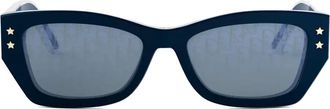Dior Dames, Accessoires, Blauw, Maat: 53 MM