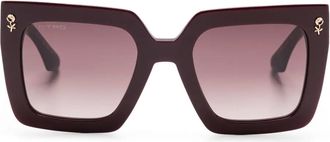 Etro Occhiali da sole squadrati - Marrone