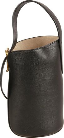 J & M Davidson Zwarte Nano Quiver Bucket Tas - Dames - Schoudertassen - Zwart - ONE Size - Leer - Tassen