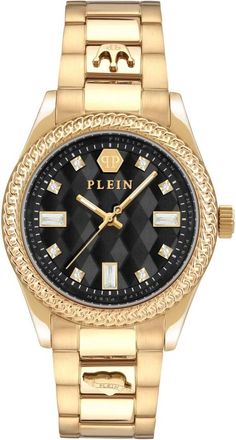 Philipp Plein Queen Watch - Dames - Horloges - Geel - ONE Size - Accessoires