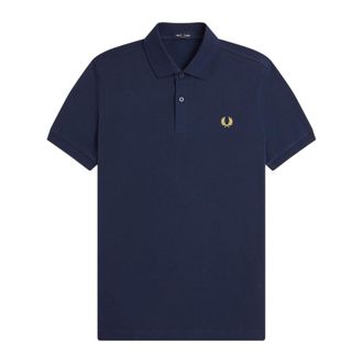 Fred Perry Polo Shirts, male, Blue, Size: 2XL Shirt M6000