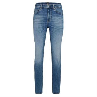 HUGO BOSS Heren leren jeans (Turquoise)
