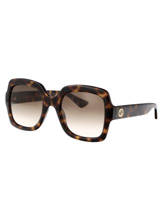 Gucci Womens Sunglasses Gg1337s Havana Brown Injected