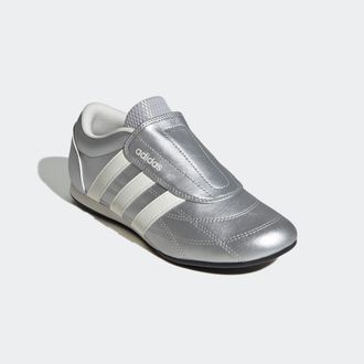 adidas Sneaker ADIDAS SPORTSWEAR TEKWEN, Damen, Gr. 38,5, weiss (matte silber, sanftes wei&szlig;, core schwarz), Synthetik, Schuhe Sneaker