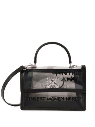 Off-white Borsa a tracolla Jitney 1.4 con manico - Nero
