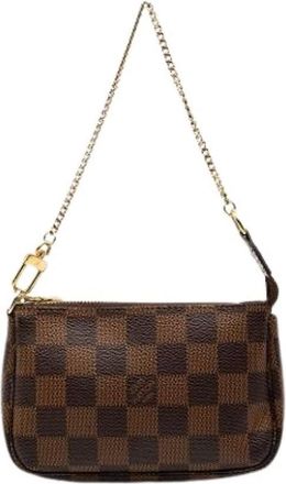 Louis Vuitton Pre-owned Mini Bags, female, Brown, Size: ONE SIZE Pre-owned Canvas Mini Bag