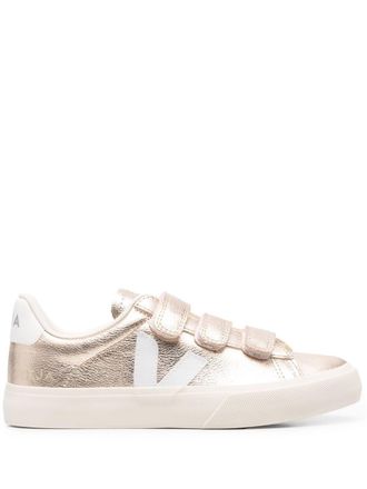 Veja Sneakers Recife metallizzate con strappo - Toni neutri
