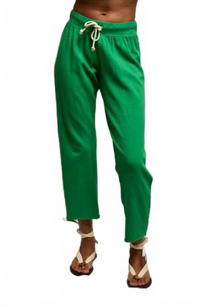 perfectwhitetee Jamiaca Beach Fleece Jogger In Grass