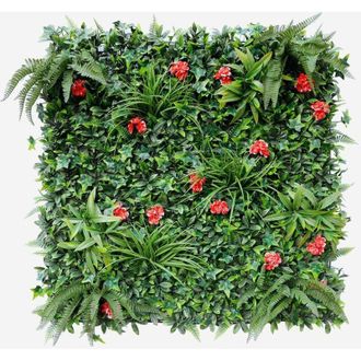 Stark Siepe artificiale sempreverde 100x100cm piante 3D giardino Lemox