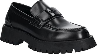 Guess Loafers - Heren - Loafers - Zwart - 43 EU - Leer - Schoenen