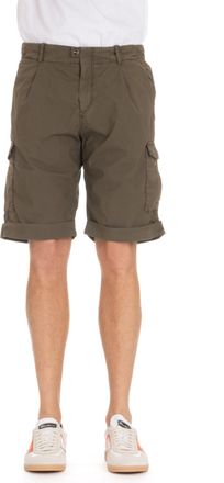 Herno Cotton Poplin Cargo Shorts