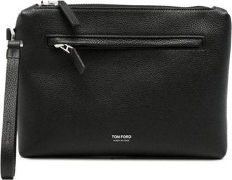 Tom Ford Grained Leather Clutch Bag