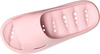 Generic Womens Slip On Shoes Comfortable Indoor Outdoor Soft Sole Casual Footwear for Ladies and Teens (4.5) Pink