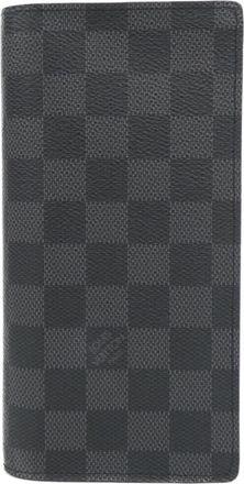 Louis Vuitton Graphite Coated Canvas Long Wallet (Bi-Fold) (Pre-Owned)