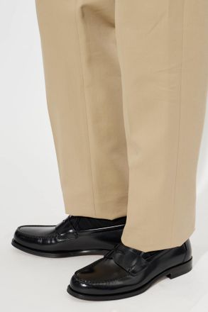 Ferragamo Samuel Leather Loafers, Mens, Black