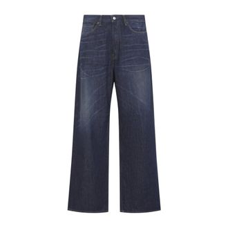 Acne Studios Jeans 1981 Dive de piel - Jeans - Hombre - Azul - L