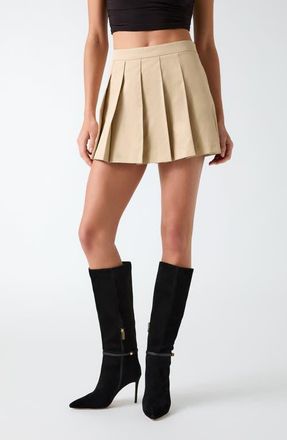 Guess Juliane Pleated Miniskirt in Open at Nordstrom, Size X-Large