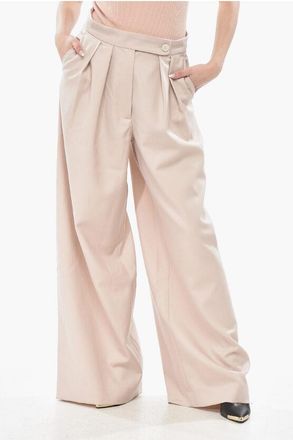 Dries Van Noten Palazzo Pants PAMPLONA with 2 Pleats size 42