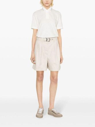 Brunello Cucinelli Cotton Polo Shirt - White