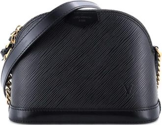 Louis Vuitton Alma Chain Handbag Epi Leather Mini crossbody bag - Zwart